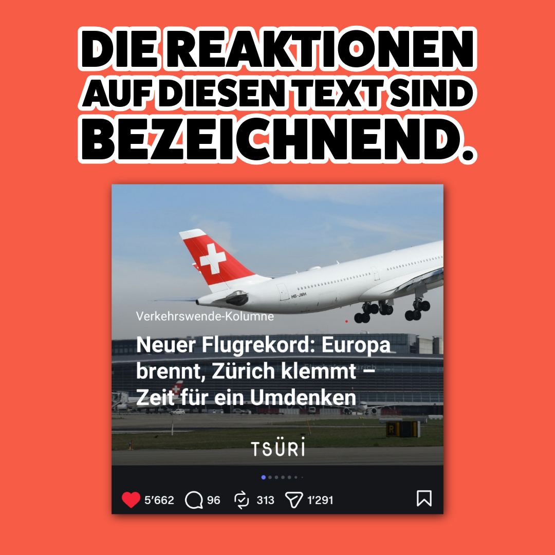 Es ging um die Rekordfliegerei ab Kloten.